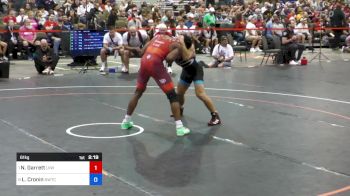 61 kg Quarters - Nahshon Garrett, LVWC/ TMWC vs Liam Cronin, Nebraska Wrestling Training Center