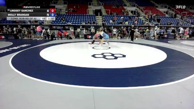 130 lbs Cons. Sub-rd Of 32 - Lindsey Sanchez, AZ vs Molly Brangan, PA