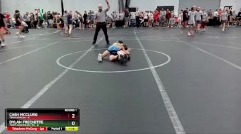 76 lbs Round 1 (4 Team) - Cash McClurg, Team Gotcha vs Dylan Frechette, Terps Northeast MS