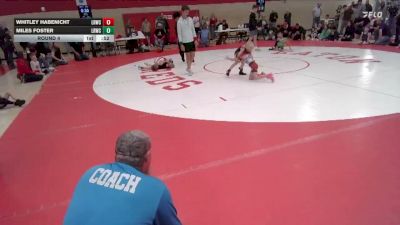 46-47 lbs Round 4 - Whitley Habenicht, Lil Rebels Wrestling Club vs Miles Foster, Lil Rebels Wrestling Club