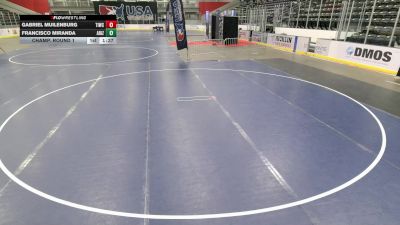 Junior Boys - 126 lbs Champ. Round 1 - Gabriel Muilenburg, Team Idaho Wrestling Club vs Francisco Miranda, Arizona