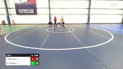 85 lbs Rr Rnd 1 - Toby Bernash, Upstate Uprising Blue vs Ayden Jimenez, Grit Mat Club Blue