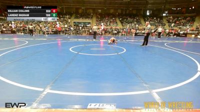 64 lbs Consi Of 16 #1 - Killian Collins, Bear Cave vs Larenz Ingram, Team Of Hard Knox