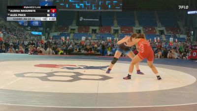125 lbs Champ. Rd Of 32 - Aleena Navarrete, UT vs Aliza Price, WA