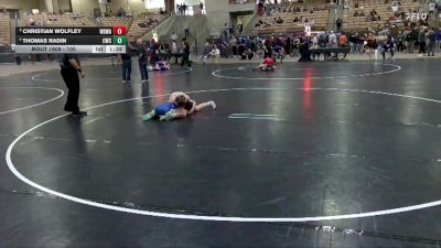 100 lbs 1st Place Match - Thomas Radin, Cleveland Wrestling Club vs Christian Wolfley, White Buffalo Wrestling Academy