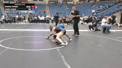 145 lbs Cons. Round 3 - Gabby Akers, Murray State vs Maddie O`Brien, Baker University