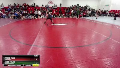 190 lbs Champ. Round 2 - Peter Olmi, Lutheran vs Jace Miles, Mountain Vista