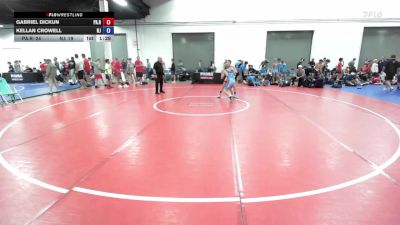 115 lbs Gabriel Dickun, Pennsylvania Red vs Kellan Crowell, New Jersey