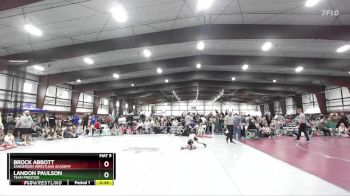 54 lbs Champ. Round 1 - Landon Paulson, Team Prestige vs Brock Abbott, Sanderson Wrestling Academy