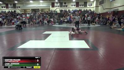 J-4 lbs Round 2 - Cash Johnson, Team Bosco vs Sawyer Mulnix, Lynx Wrestling Club