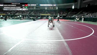 125 lbs Consi Of 32 #2 - Diego McCormick, Fontbonne vs Brennan Garate-Flores, Pacific Lutheran