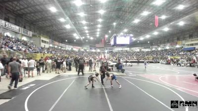 46 lbs Round Of 16 - Luciano Hernandez, Fort Lupton WC vs Kase Sikes, Valley Bad Boys