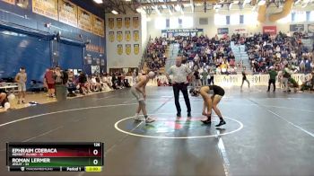 126 lbs Semifinals (8 Team) - Roman Lermer, Jesuit vs Ephraim Cdebaca, Merritt Island