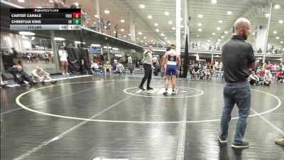 174 lbs Rr Rnd 4 - Carter Canale, FredRo & Co vs Christian King, Conestoga Valley - HS