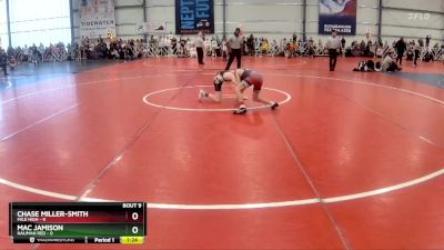 80 lbs Rd# 6- 9:00am Saturday Final Pool - Mac Jamison, Nauman Red vs Chase Miller-Smith, Mile High