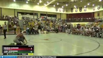 170 lbs Quarterfinals (8 Team) - Devron Gardner, Lowndes HS vs Cody Scroggins, North Forsyth