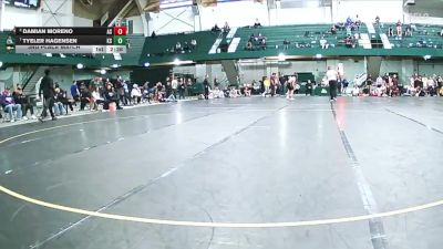 125 lbs 3rd Place Match - Tyeler Hagensen, Kent State vs Damian Moreno, Arizona State