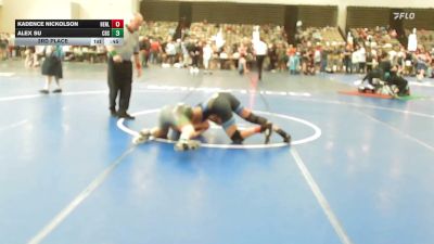 137-H2 lbs 3rd Place - Kadence Nickolson, Henlopen Hammers vs Alex Su, Central Bucks South