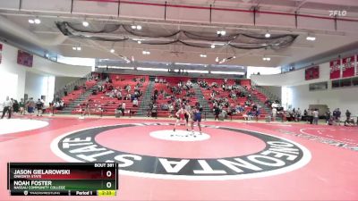 197 lbs Cons. Round 3 - Jason Gielarowski, Oneonta State vs Noah Foster, Nassau Community College