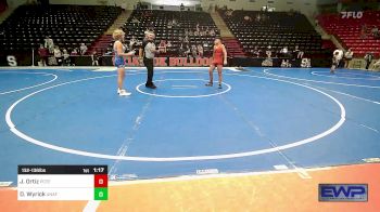 132-136 lbs Rr Rnd 4 - Javier Ortiz, Poteau Wrestling vs Dawson Wyrick, Unaffiliated