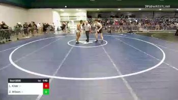 170 lbs Consi Of 64 #2 - Lane Kiser, KY vs Zalen Wilson, LA