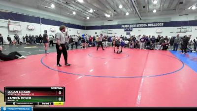 215 lbs Semifinal - Logan Leeson, West Valley Spokane vs Kamden Boyer, Pasco