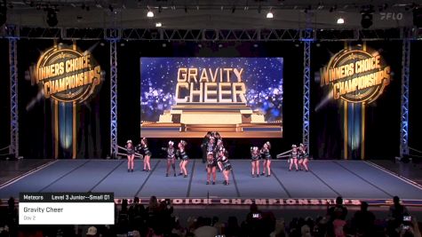 Gravity Cheer - Day 2 [2024 Meteors Level 3 Junior--Small D1] 2024 Winner's Choice Championships - Mohegan Sun