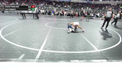 92 lbs Quarterfinal - Aasar Freeland, Glasgow Wr Ac vs Colt Findley, Victory