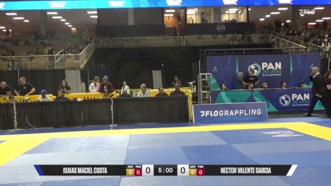 Hector Valente Garcia vs Isaias Maciel Costa 2025 Pan Jiu Jitsu IBJJF Championship