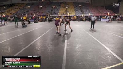 184 lbs 2nd Wrestleback (16 Team) - Adrien Cramer, Central Michigan vs Jeremy Olszko, Ohio