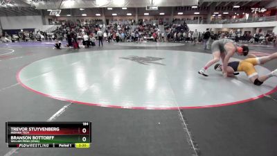 184 lbs Cons. Round 6 - Trevor Stuyvenberg, Indiana Tech vs Branson Bottorff, William Penn (Iowa)