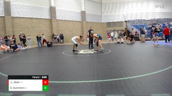 109 lbs Cons. Round 3 - Lincoln Rohr, Massillon Perry vs Davien Summers, Lawrence North