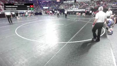 D2-113 lbs Semifinal - Kolten Bollig, Evansville vs Kaiden Hahn, Saint Croix Falls