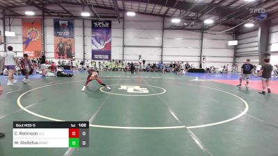 106 lbs Rr Rnd 2 - Chazz Robinson, Illinois Menace vs Manny Stoltzfus, Buffalo Valley Black