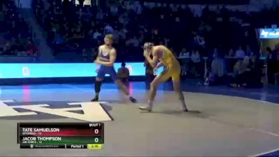 184 lbs Finals (2 Team) - Jacob Thompson, Air Force vs Tate Samuelson, Wyoming