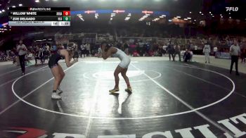 120 lbs 1st Place Match - Zoe Delgado, Florida Christian School vs Willow White, South Dade