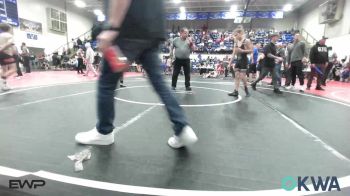 96 lbs Rr Rnd 3 - Ayiden Gooding, Wyandotte Youth Wrestling vs Isaac Emerald, Raw Wrestling Club