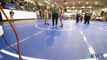 93-105 lbs Rr Rnd 2 - Shiann Collom, Pryor Tigers vs Alyvia Kvittum, Salina Wrestling Club