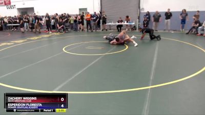 97 lbs Round 2 - Zachery Wiggins, Delta Wrestling Club vs Esperidon Floresta, Pioneer Grappling Academy