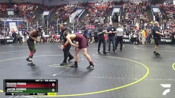 183 lbs Semifinal - Jacob Morris, Jr Marauders WC vs Mason Ferris, Delton WC