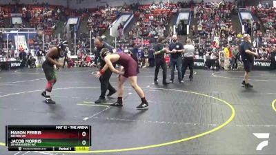 183 lbs Semifinal - Jacob Morris, Jr Marauders WC vs Mason Ferris, Delton WC