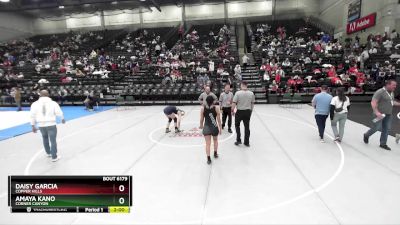 6A 135 lbs Cons. Round 2 - Daisy Garcia, Copper Hills vs Amaya Kano, Corner Canyon