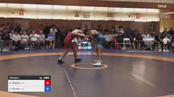 77 kg Rr Rnd 1 - Aaron Russell Dobbs, USA vs Jesse Alexander Porter, USA