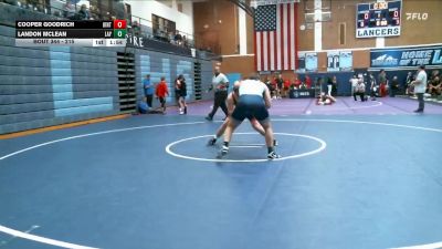 215 lbs Cons. Round 3 - Landon Mclean, Layton vs Cooper Goodrich, Uintah