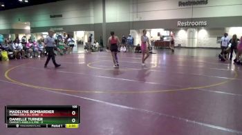 105 lbs Round 2 (6 Team) - Danielle Turner, Charlie`s Angels-IL Pnk vs Madelyne Bombardier, Florida Girls All Stars