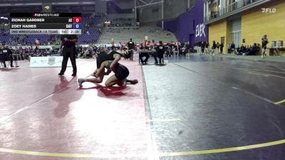 145 lbs 2nd Wrestleback (16 Team) - Zionah Gardner, Adrian College vs Zoey Haines, Eastern