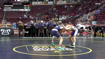 133 lbs Consi 1 - Pierce Kane, Council Rock North vs Jon Emma, Canon-McMillan