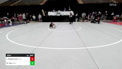 50 lbs Semifinal - Isobel Hebebrand, Morris Fitness Wrestling Club vs Myla Rau, Dragons Junior Wrestling Club