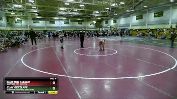 112 lbs 3rd Place Match - Clayton Keeler, Watford City Wolves vs Clay Getzlaff, Alexander Comets Wrestling