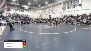 106 lbs Final - Raekwon Shabazz, Xavier vs Alex Oberc, New Milford